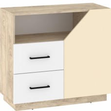 Kumode PAX 90 1D2S, Ozols/Balts/Krēmkrāsa